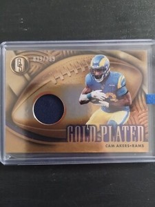 2022 Panini Gold Standard - Cam Akers Gold Plated Patch Relic Rams 39/299