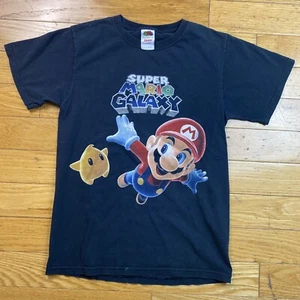 Vintage 2008 Nintendo Videospiel Super Mario Galaxy Shirt Wii Erwachsene Small - Bild 1 von 4