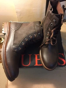 NEU MIT KARTON GUESS GM REID DUNKELBRAUN HERREN STIEFEL GRÖSSE 11,5 - Bild 1 von 5