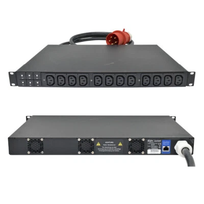 MEGWARE ClustSafe CSX-M Rack PDU Stromverteilungseinheit 1U 12 x C13 - Bild 1 von 3