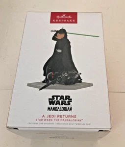Neu Hallmark 2022 Star Wars Mandalorian A Jedi kehrt Ornament zurück - Bild 1 von 3