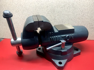 Tornillo de maquinista Wilton modelo 350 (NOS) 0502 fecha incluye base giratoria separada Foto 1 de 4