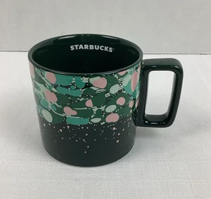 Starbucks Speckled Forest Green Keramik Kaffee Tee Becher Tasse 12 oz, 2022 - Bild 1 von 10