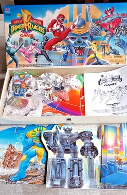 VINTAGE Mighty Morphin Power Rangers : The Game MB Games 1994 COMPLETE - Image 1 of 4