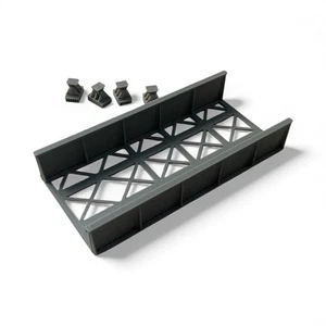 OO Gauge Model Railway Scenery Single Track Iron Girder Bridge 1:76 Scale - Picture 1 of 2