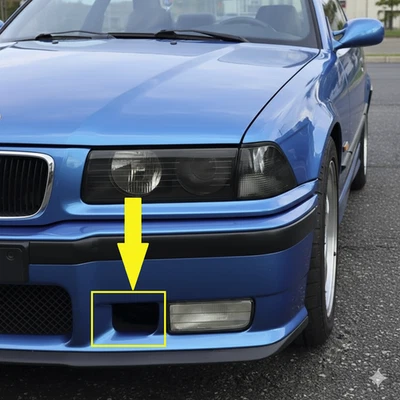 Paire conduits d’aération 75mm BMW E36 M / 75mm Air Ducts BMW E36 M (x2) - Photo 1/3