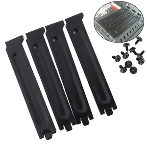 10 x Black PCI Chassis Slot Covers Bracket with Screws Blanking Pl.zhJ_bf - Photo 1/12