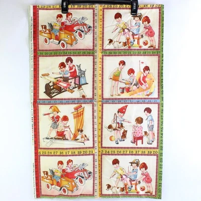 Moda Wee Play 21088 Woven Lightweight Quilting Cotton Fabric 42" W x 30 in Panel - Image 1 of 4
