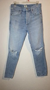 JEANS CROP CLÁSICOS DE TIRO ALTO COH CITIZEN OF HUMANITY LIYA 26 DESGASTADOS - Imagen 1 de 12