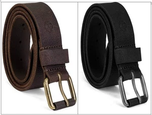 Cinturón de cuero genuino Timberland para hombre - clásico, informal cinturón de vestir diario - Imagen 1 de 15