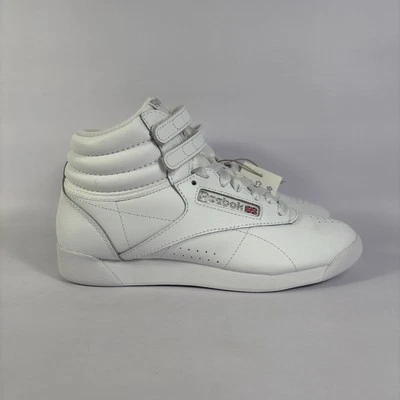 Reebok Freestyle Hi Women’s Size 5.5 Athletic Shoe High Top Sneaker White -NEW - Image 1 of 4