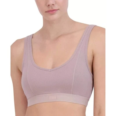 Steve Madden Ribbed Sports Bra Workout Top Lounge Bra Top Lg / #8112 - Image 1 of 4