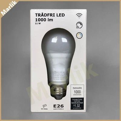 Ikea Tradfri E26 LED Bulb 1000 Lumen Zigbee Opal Dimmable White Spectrum Smart - Image 1 of 3