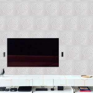 Easy Cut selbstklebende Fliesen Stein Wandaufkleber für maßgeschneiderte Monta - Picture 1 of 12