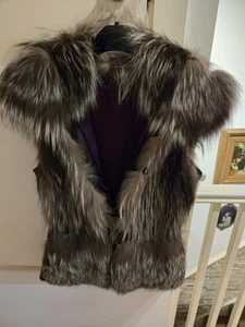 fur gilet size 8 - Picture 1 of 10