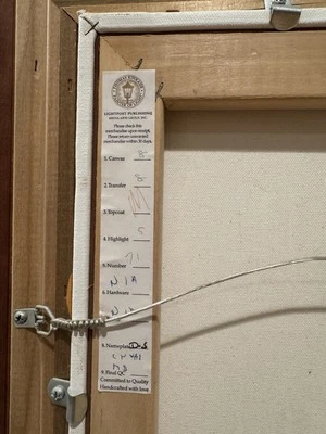 thomas kinkade paintings signed framed - Image 1 of 4