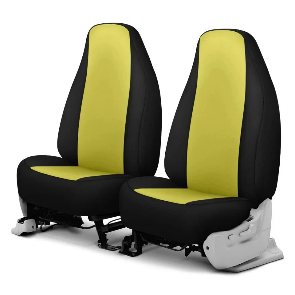 For Nissan 300ZX 90-96 Neosupreme 1st Row Yellow w Black Custom Seat Covers Foto 1 de 2