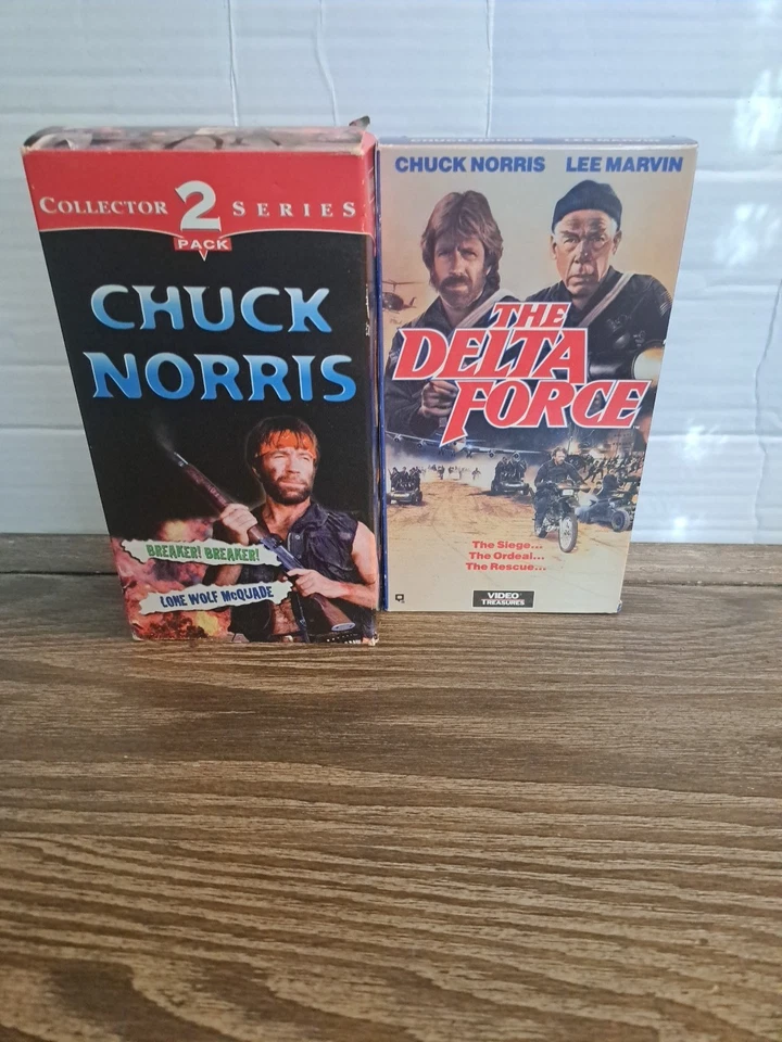 Chuck Norris 2  Movie Set  Breaker Breaker & Lone Wolf McQuade And Delta Force - Image 1 of 4