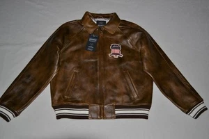 CHAQUETA AVIREX AUTÉNTICA EDICIÓN LIMITADA OMBRE ICON VINTAGE MARRÓN NUEVA TODAS LAS TALLAS - Imagen 1 de 7