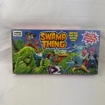 RoseArt Swamp Thing Board Game Battle for the Bayou 2-4 Players Ages 7+ - Image 1 of 4