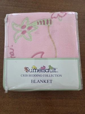 Sumersault Blanket Pink Aloha Crib Collection - Image 1 of 4