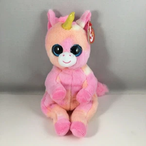Ty Beanie Baby Bäuche - SKYLAR Einhorn (6 Zoll) Stofftier Plüschtier MWMTS - Bild 1 von 6