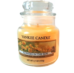 Yankee Candle Flowers in the Sun Yellow 3.7 oz New - Picture 1 of 8
