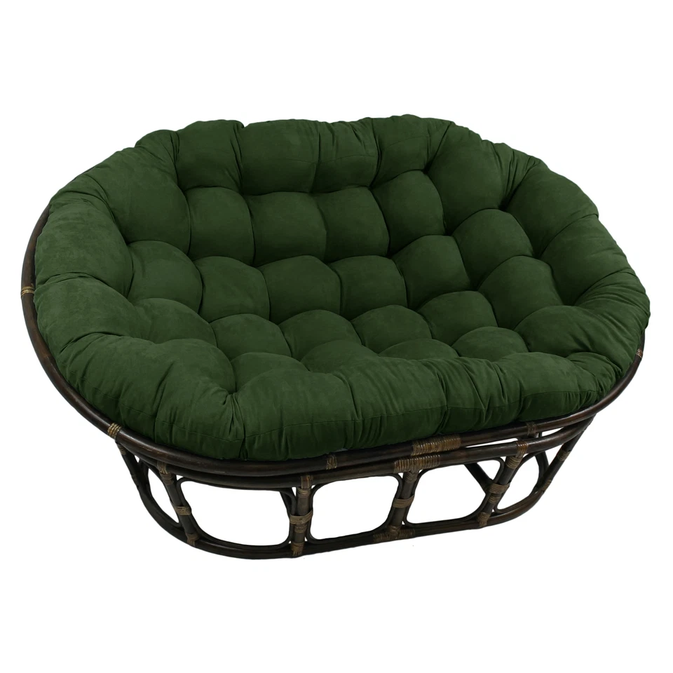 Microsuede Indoor Double Papasan Cushion (Cushion Only)  Large - Image 1 of 4