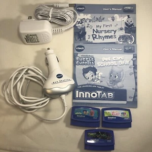 Lot of 3 VTech InnoTab Games Bubble Guppies TMNT Nursery Rhymes Car Adapter Plug - Picture 1 of 10