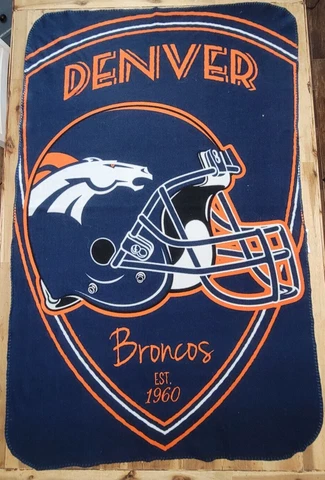 Northwest NFL Denver Broncos Est. 1960 Blue Orange Soft Throw Blanket Unisex Cover