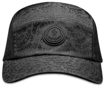 Moncler X Adidas Originales Gorra de Béisbol Para Hombres OS Negro Jacquard Correa Sombrero Nuevo con Etiquetas Foto 1 de 4