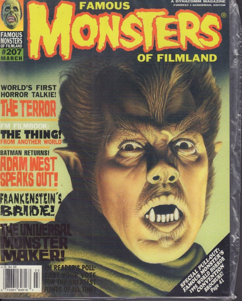 Famous Monsters Of Film Land March #207 Adam West The Thing 013018DBE - Image 1 of 1