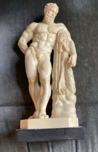 Michaelangelo`s David Nude Statue Sculpture Figure 13” Tall Marble Art - Picture 1 of 7
