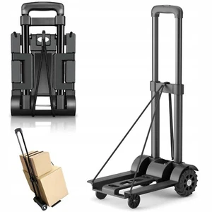 Portable Folding Luggage Cart Hand Trolley Wheel Truck Heavy Duty Load AU STOCK - Picture 1 of 18