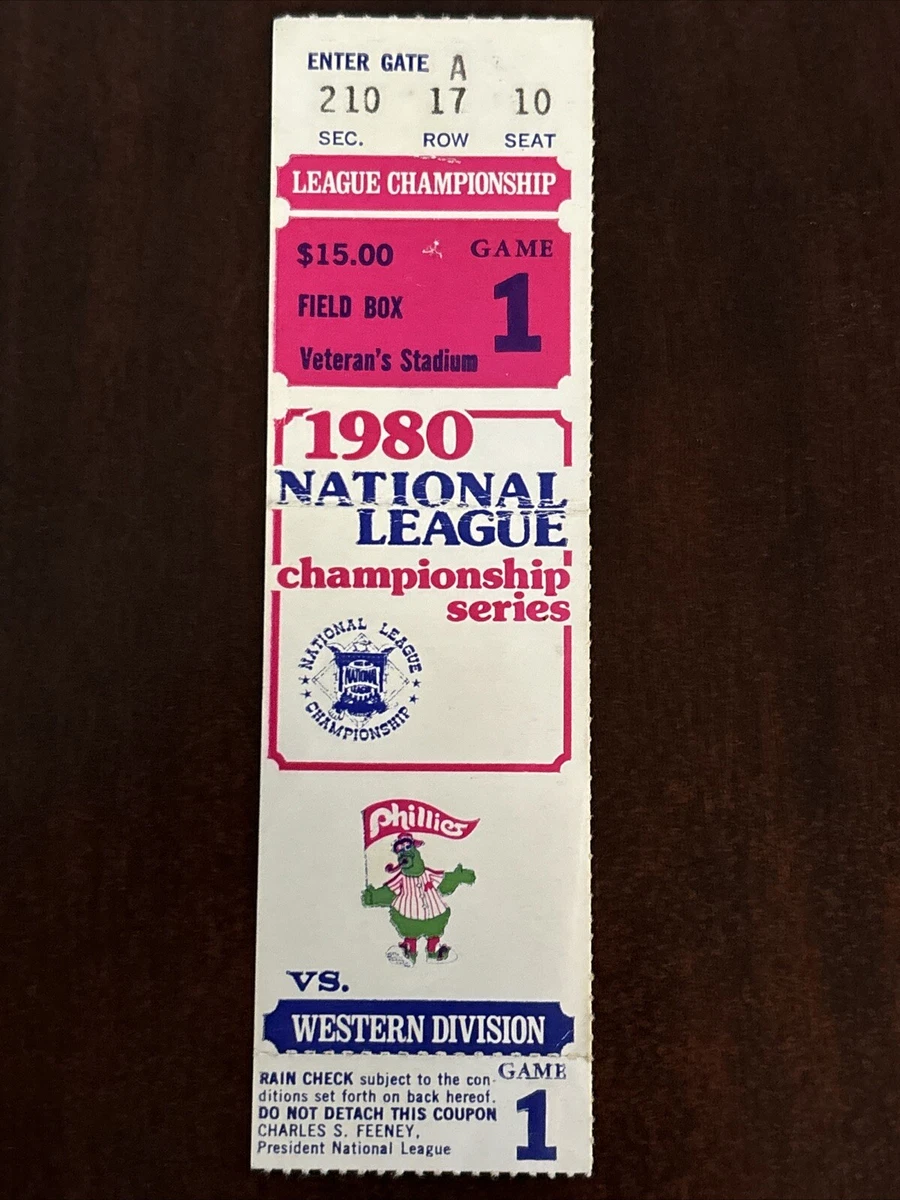 1980. WORLD TOUR '80 チケット ORIGINAL LED ZEPPELIN 1980 CONCERT TICKET – White Cross Art