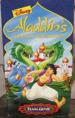 Aladdin's Arabian Adventures: Team Genie (Disney, VHS, 1996) Rare Find - Image 1 of 4