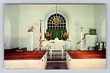 Wayne PA-Pennsylvania, Historic St. David's Radnor Church Altar Vintage Postcard