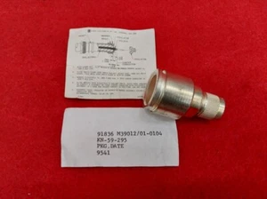 KINGS NO. KN-59-295 RF Coxial Connector MILITARY PART NO. M39012 / 01-0104 - Picture 1 of 4