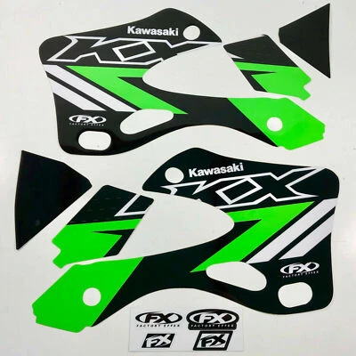 Kit de pegatinas Effex de fábrica para Kawasaki KX125 1999 2000 2001 2002 Foto 1 de 2