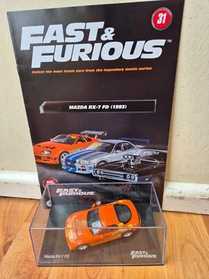 1/43 ALTAYA FAST AND FURIOUS COLLEZIONE - MAZDA RX-7 FD AUTO DIECAST #31 - Immagine 1 di 3