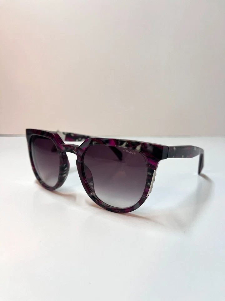 Police SPLD34 粉色玳瑁 OXAY 塑料几何太阳镜镜框 51-22-140 — 第 1/4 张图片