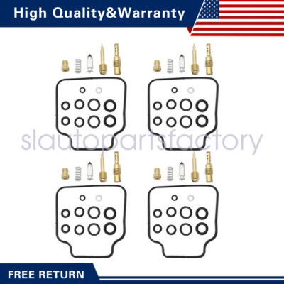 4x Kit de reparación de carburador para Honda CB650 SC Nighthawk 650 1983-85 Carb Reconstruir U Foto 1 de 4