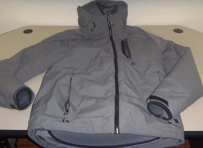 CHAMPION 3 IN 1 SYSTEM GRAY HOODED FULL ZIP JACKET SIZE SMALL - Image 1 of 4