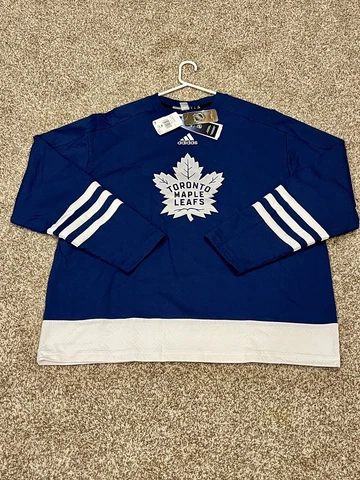 Mens XL Toronto Maple Leafs Adidas Hockey Sweater Jersey NWT $120 Cover