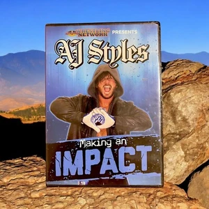 PWCRATE EXCLUSIVE WRESTLING A.J. STYLES MAKING AN IMPACT DVD NEW SEALED - Picture 1 of 4