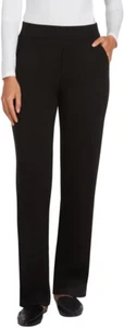 Matty M Women's Pull On Straight Leg Office Pant | Color-Black | Size-Small. - Picture 1 of 3