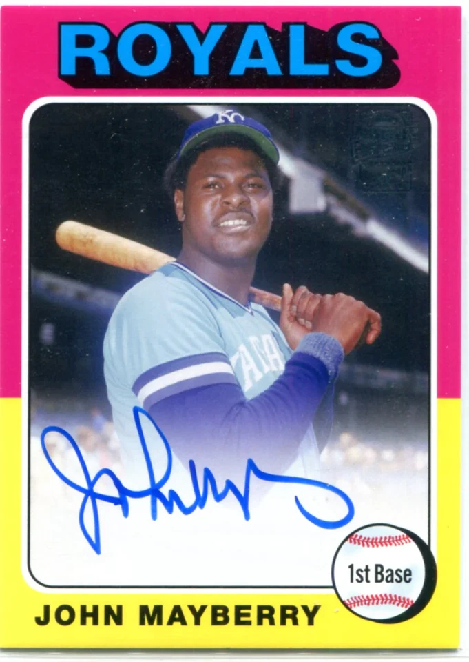 John Mayberry 2013 Topps Archives Autographed Card - Image 1 of 1