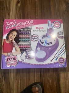 Kit de actividad para hacer collar y pulsera de amistad Cool Maker 2 en 1 Kumikreator 8+ - Imagen 1 de 3