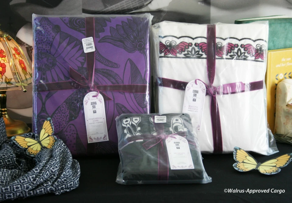 COLECCIÓN DE ROPA DE CAMA PARA ADOLESCENTES PB DE ANNA SUI (TWIN XL) -NUEVA CON ETIQUETAS - ¡DORMIR FÁCIL CON ESTILO! Foto 1 de 4