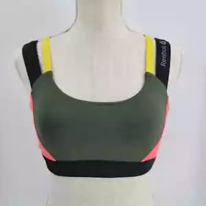 Reebok Damen Play Dri Sport BH Multi Träger Laufen Yoga Größe Small - Bild 1 von 9